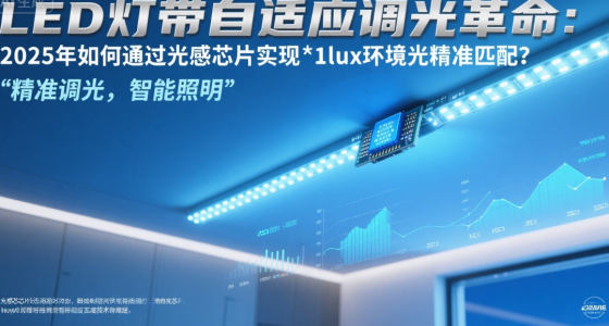 LED燈帶知名品牌自適應(yīng)調(diào)光革命：2025年如何通過光感芯片實(shí)現(xiàn)±1lux環(huán)境光精準(zhǔn)匹配?