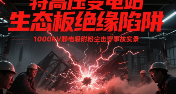 特高壓變電站生態(tài)板品牌絕緣陷阱：1000kV靜電吸附粉塵擊穿事故實(shí)錄
