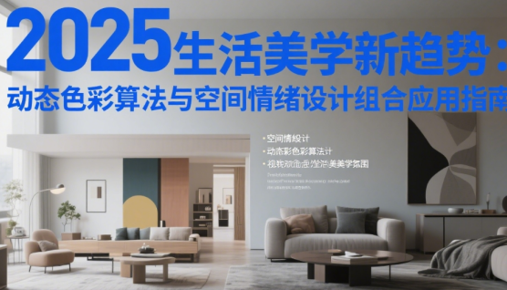 2025生活美學(xué)新趨勢：動(dòng)態(tài)色彩算法與空間情緒設(shè)計(jì)組合應(yīng)用指南